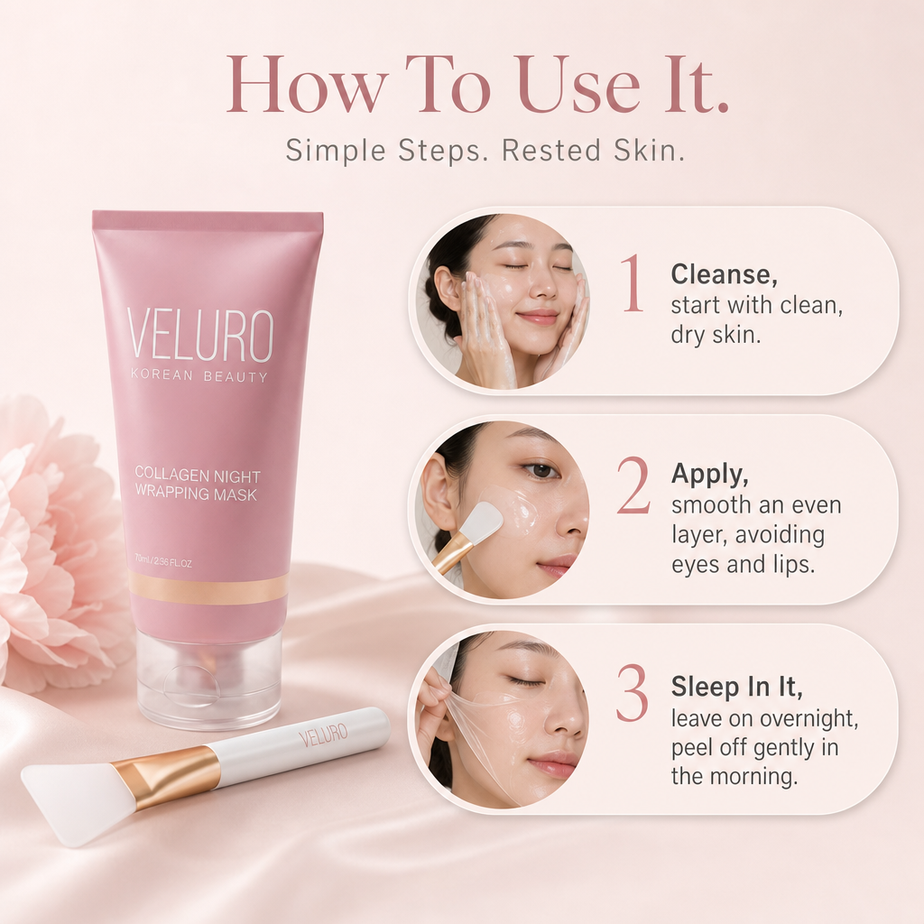75ml Collagen Overnight Wrapping Peel off Facial Mask